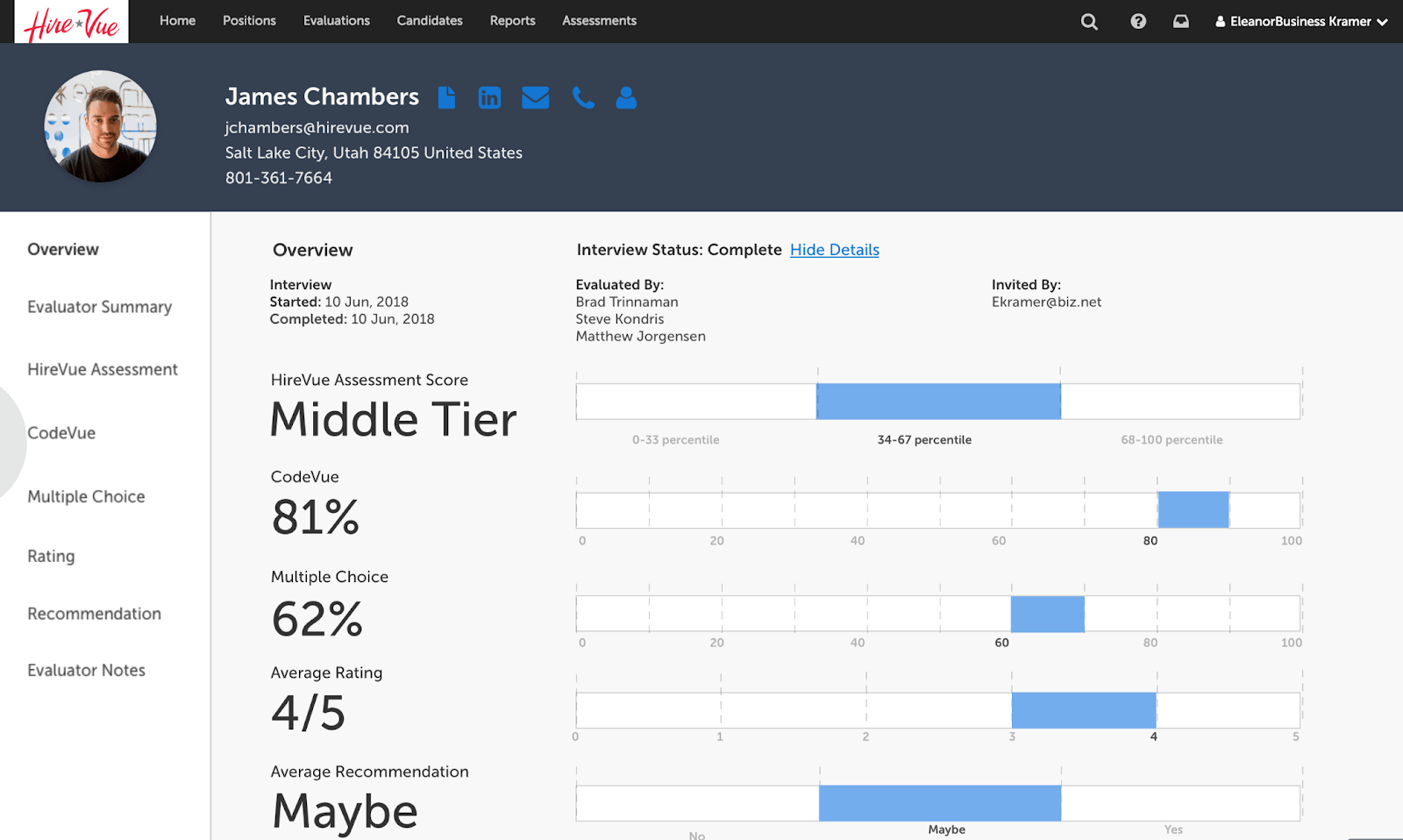 software developer evaluation